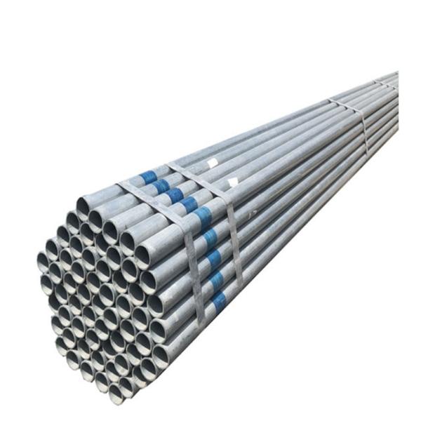 Z50 Galvanized Steel Water Pipe , Galvanised Steel Round Tube Cutting Punching