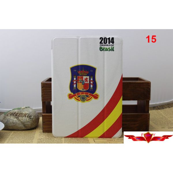 2014 Brazil World Cup Ipad Air Cartoon Cover Cases Multi Type Quality A++ Gift Box Include