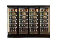 El refrigerador de cristal de Multideck de la puerta bebe la refrigeración de la exhibición de la bebida