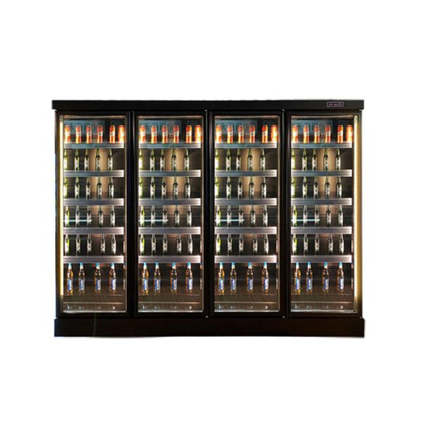 Glass Door Multideck Chiller Drinks Beverage Display Refrigeration