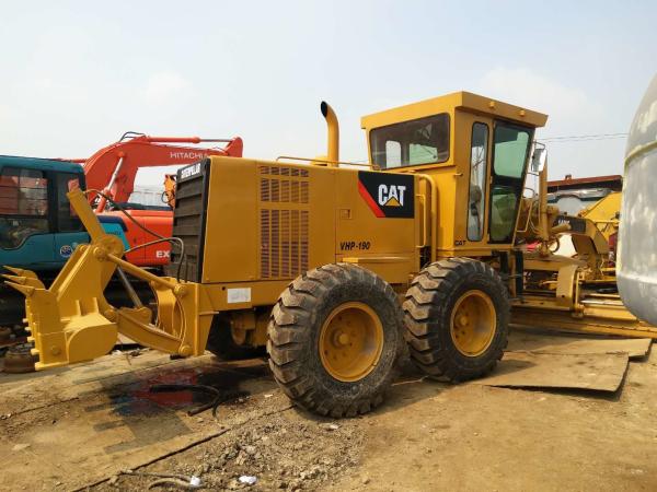 140K Used Motor Grader Caterpillar 18T weight C7 engine with Original Paint