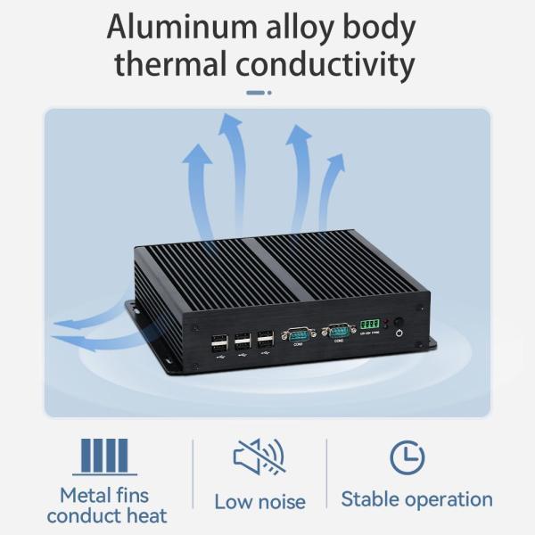 Intel Core I7-6500U Processor With Four LAN and Dual COMs  Industrial Mini PC