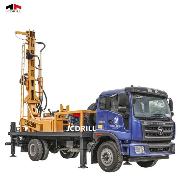JC DRILL TWD 150 Wheel Trailer DTH Rig Water Well Drilling