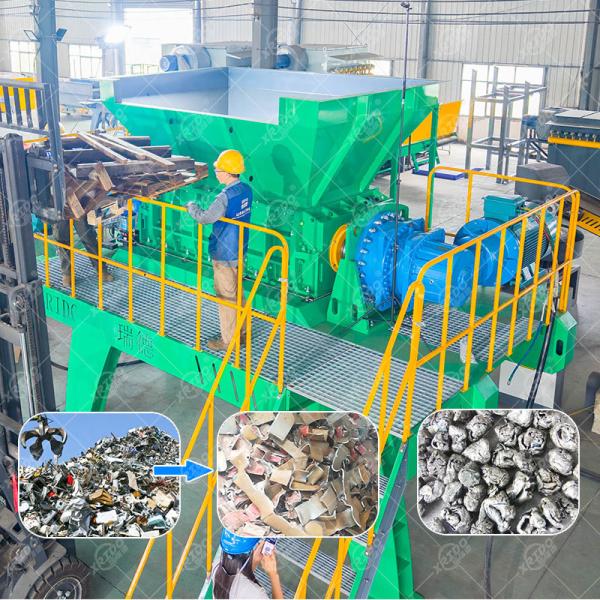 Metal Shredding Machine Industrial Metal Shredding Machine  Industrial Metal Shredding Recycling Plant