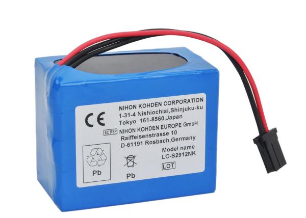 Sealed Lead 12V Rechargeable Batteries 2900mah For NIHON KOHDEN TEC-7511 TEC-7521 Series