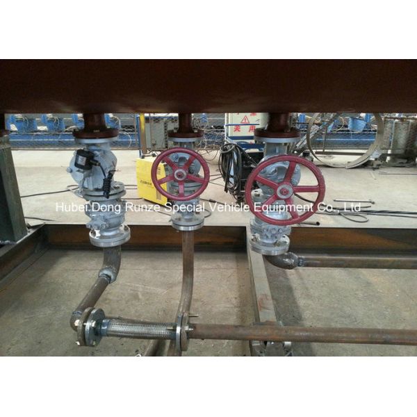 50000L LPG Gas Tank Skid Mounted , Propane Gas Tank For Mobile Gas Refilling