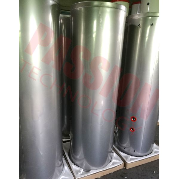 300L el calentador de agua solar partido plano del tubo de calor del acero inoxidable del colector 1000L 2 arrolla