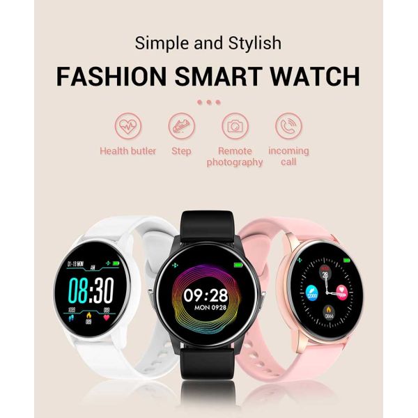 IOS 9.0 Health Tracking Smartwatch 1.3 Inch IPS Rohs Heart Rate Health Bracelet