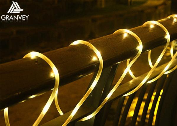 100LEDs Solar Rope Christmas Lights , 10M Solar Powered Christmas String Lights 