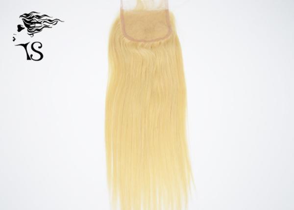 Straight 4x4 613 Lace Frontal Closure Free Part , Swiss Lace Women's Topper Pieces