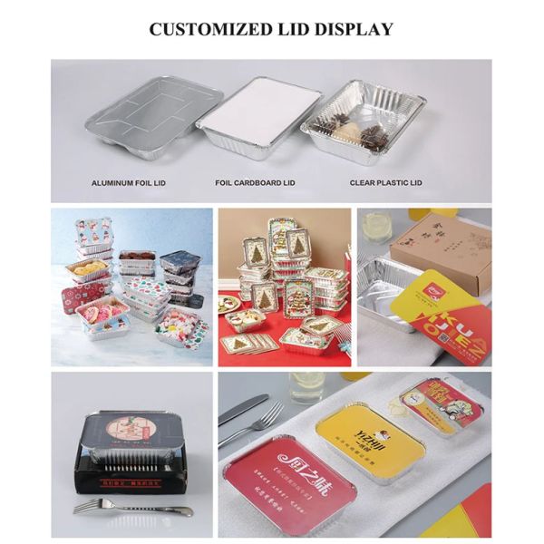 Золотая алюминиевая фольга Контейнер 450 мл 600 мл алюминиевая фольга пищевого качества