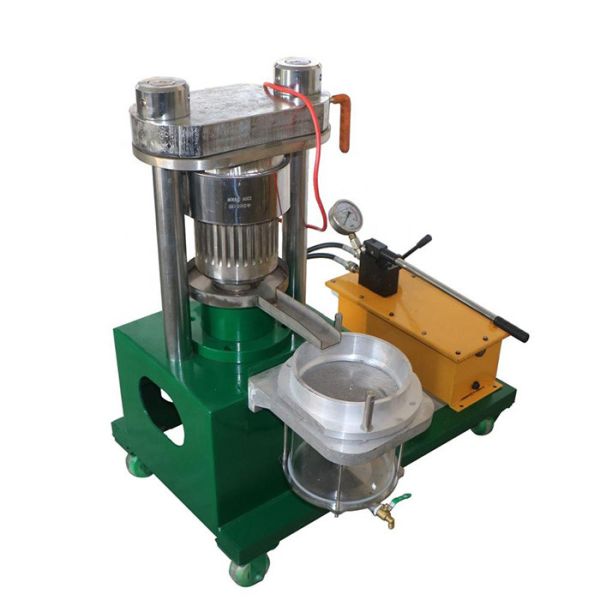 1500W 2.25kg/Batch Hydraulic Oil Press Machine Stainless Steel Hot Cold Manual 8kg/h