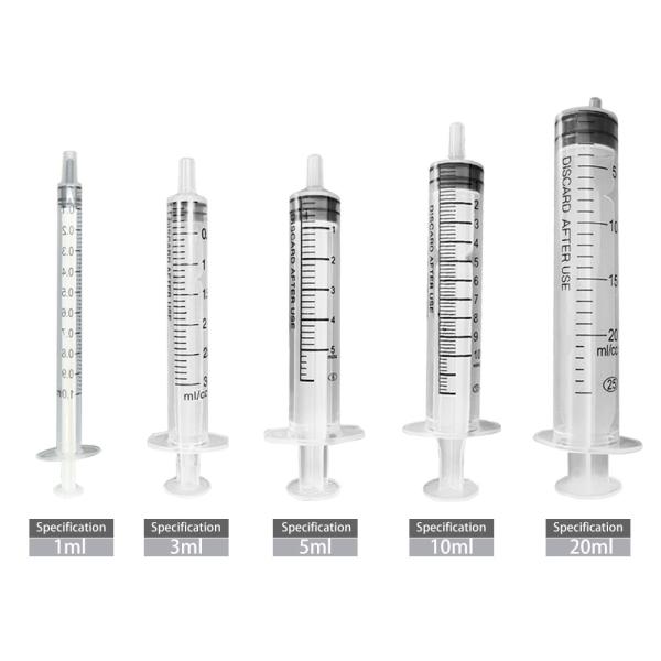 160mm Luer Lock 50ml Syringe Accessories 100ml Disposable Syringe Luer Slip