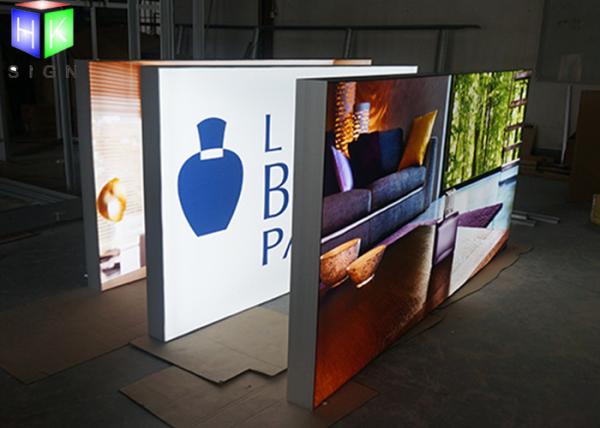 Metro Fabric Light Box , LED Frameless Light Box For Poster Frame A1 Size