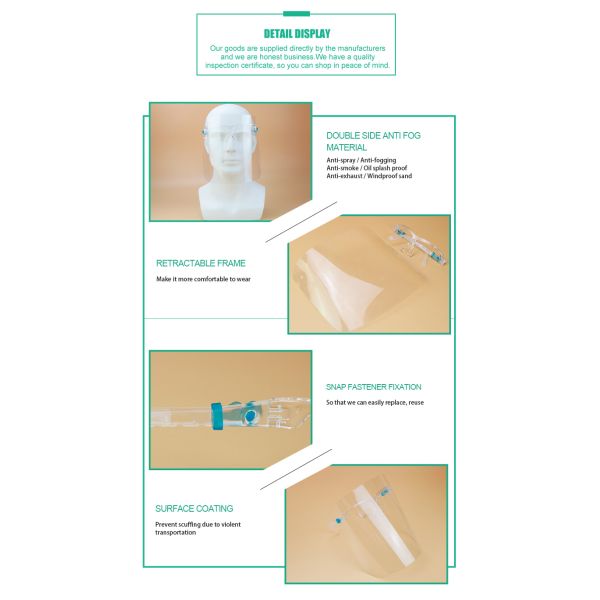 7,75 экран X10in анфас который покрывает ранг ORCL носа и рта медицинскую