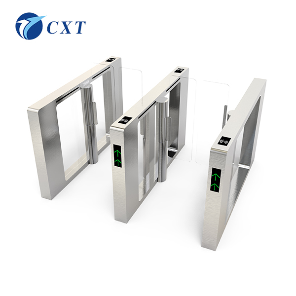 Anti Pinch Customs Acrylic Swing Barrier Gate Slim Speed Gate Turnstile 119
