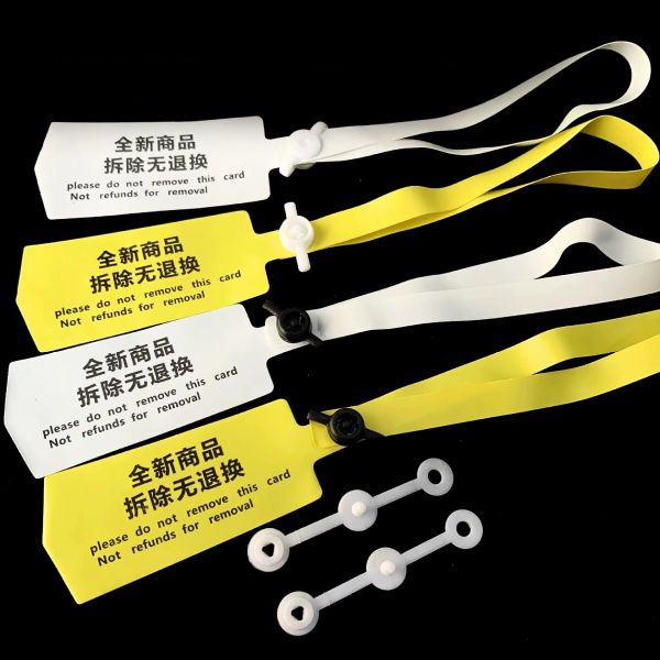 Versatile PVC Soft Label Seal Anti-Theft Buckle for Disposable Shoes Clothes and Bags