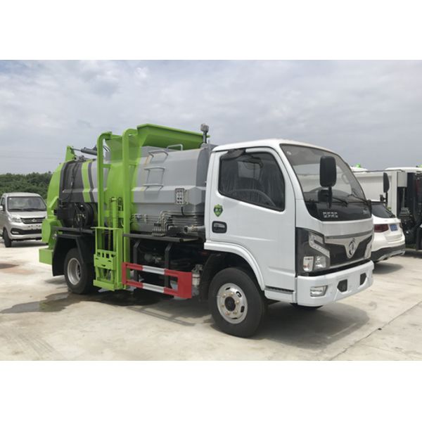 Dongfeng 4X2 120HP 6 Wheeler Side Loader Refuse Truck