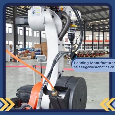 Poste de travail de soudure de robot fixe multiposte automatique, manipulateur de soudure de MIG de 6 axes