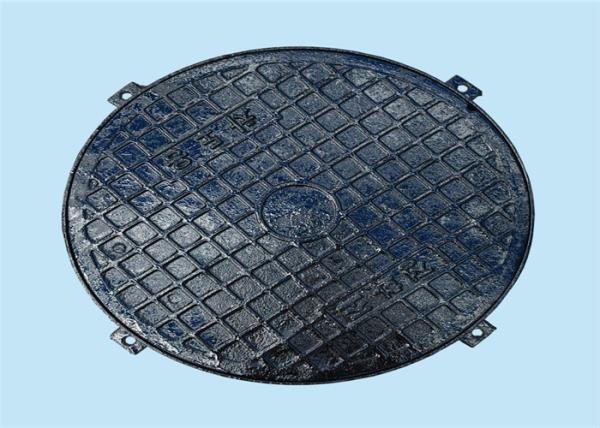 OEM Airtight Cast Iron Sewer Cover Ductile Cast Iron Material 600x600 MM