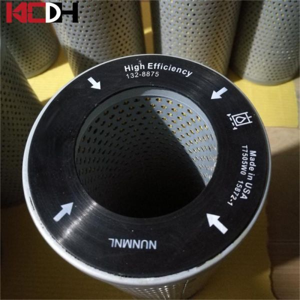 Части экскаватора двигателя Гидравлический фильтр масла 132-8875