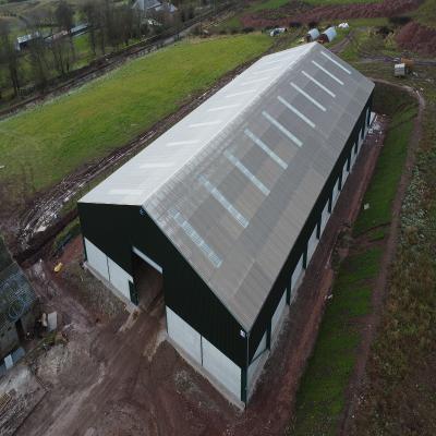 Custom Industrial Facility Prefab Workshop Structure Steel Frame Garage Shed