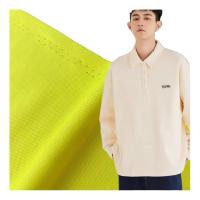 Garment Clothing 100% Polyester Pique Fabric For Breathable POLO Shirts And T-Shirts