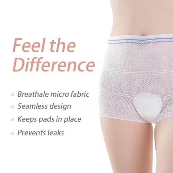 Bragas de ropa interior desechables de algodón personalizadas para hospital para mujeres, transpirables