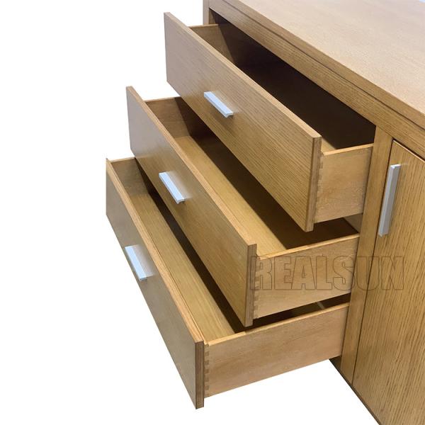 Hotel Customized Cabinet Veneer With 42 Wide Open Desk 24 Wide Mini Fridge Storage