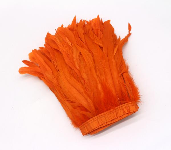 Vibrante Frange de Frango Tintado de Pena de Galinho Coque Frange de Galo Trim para suprimentos de decoração de festa