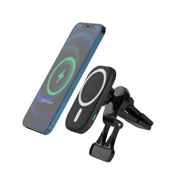 Chargeur de voiture sans fil avec forte attraction magnétique