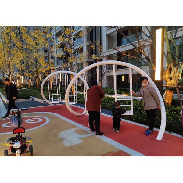 Business District Outdoor Playground Equipment Little Backyard Playground Structures
