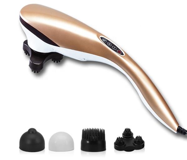 Mute Motor Long Handle Percussion Body Massager With 6 Modes 6 Speeds