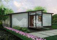 Les maisons préfabriquées modernes fortement isolées emploient longtemps le bon effet d'isolation phonique de la vie