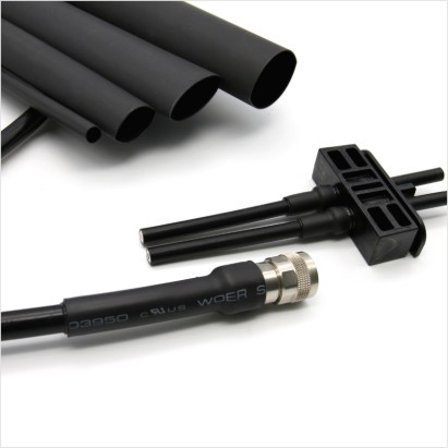 трубка 4mm сокращения жары стены 12mm двойная, трубопровод обруча сокращения Polylefin слипчивый