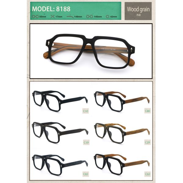 Activités en plein air Convient pour les lunettes rétro en bois 8188 Unisexe