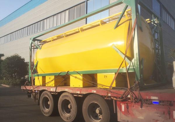 52 ISO amarelo do T1 do transporte de recipiente do tanque de CBM 40ft para o vinho