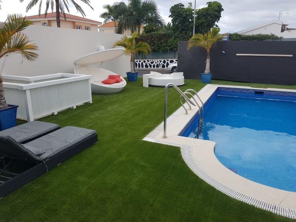 Green Color Natural Garden Carpet Grass Artificial Grass 45mm