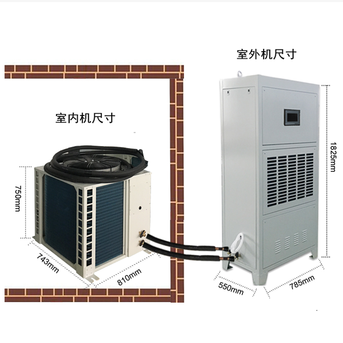 испаритель холодильника 12kw 210*220mm для Dehumidifiers