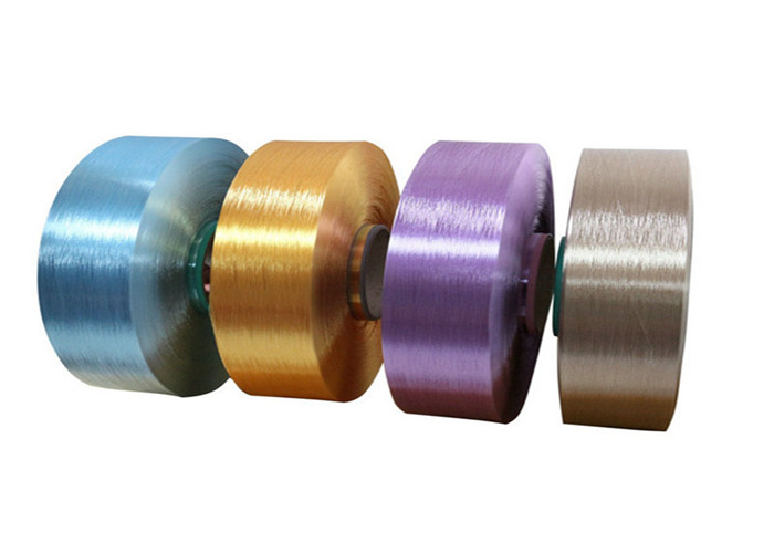 Multi Color Polyester Filament Yarn , Fully Drawn Spun Polyester Yarn 100D/72F