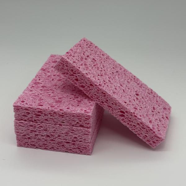 Natural Wood Pulp Dish Sponge - Non-Stick Oil Scrubber