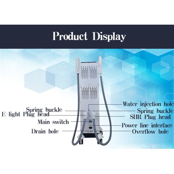 Professional SHR Hair Removal Machine , E - Light IPL Beauty Machine