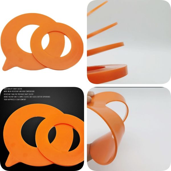 Arandela de pasador de cuchara de excavadora de nailon, junta, anillo de sellado de polvo circular engrosado