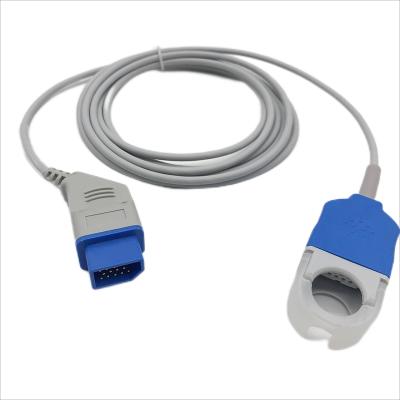 14 Pin Nihon Kohden Spo2 Sensor Cable , Nihon Kohden JL - 900P  Pulse Ox Cable