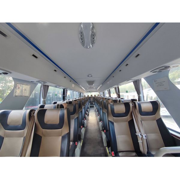 Luxo rosa usados Yutong ônibus Euro 5 LHD usados ônibus diesel Shuttle para venda