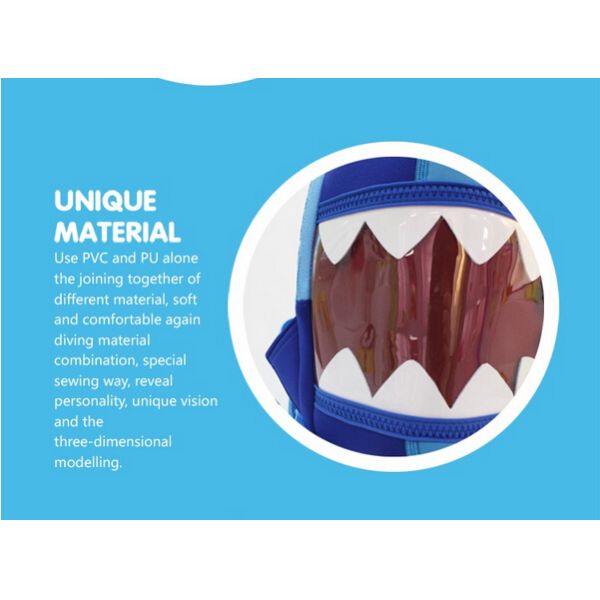 Neoprene Kids Shark Backpack , Kids Fish Backpack Fancy 3D Cartoon