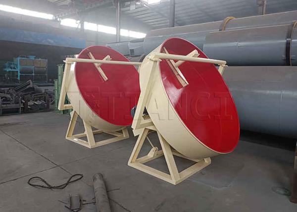 1-6T/H Máquina de produção de fertilizantes orgânicos Granulador de disco de fertilizantes compostos