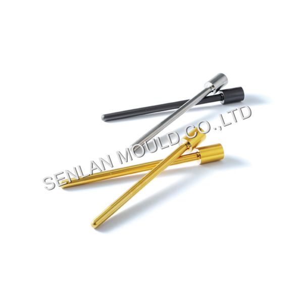 Gold and Black TiN Coating Core Pins with HRC44-46 Hardness and ±0.01mm Accuracy for Honda Die Casting Auto Parts