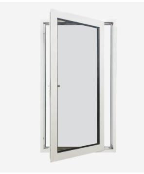 Horizontal Aluminum Clad Window , Casement Hurricane Impact Windows