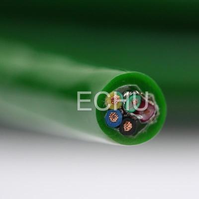 Special PUR Cable for Drag Chains EKM71900 for machine or equipments bending frequently in grey/black/orange Color
